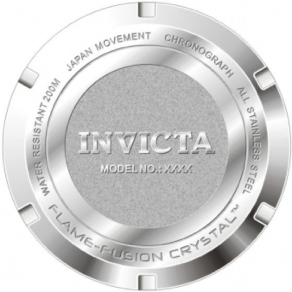 Invicta Red Dial Silver Watch - Picture 2 of 4